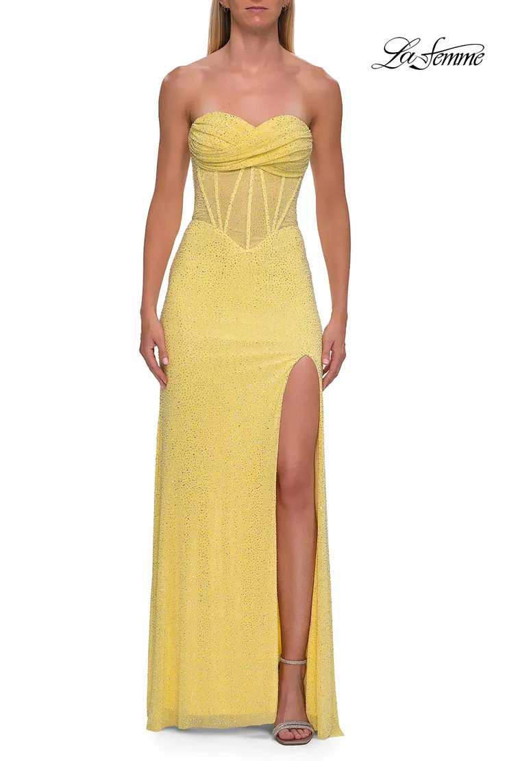 La Femme Style #33304 #1 Yellow frontface vertical picture