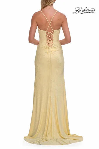 La Femme 33340 #3 Pale Yellow backface vertical thumbnail