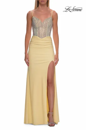 La Femme 33357 #8 Pale Yellow frontface vertical thumbnail