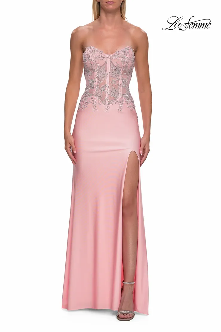 La Femme Style #33398 #1 Baby Pink frontface vertical picture