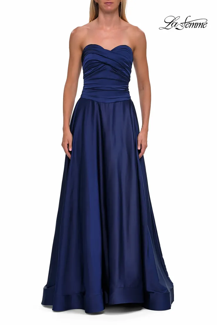 La Femme Style #33417 #1 Navy frontface vertical picture