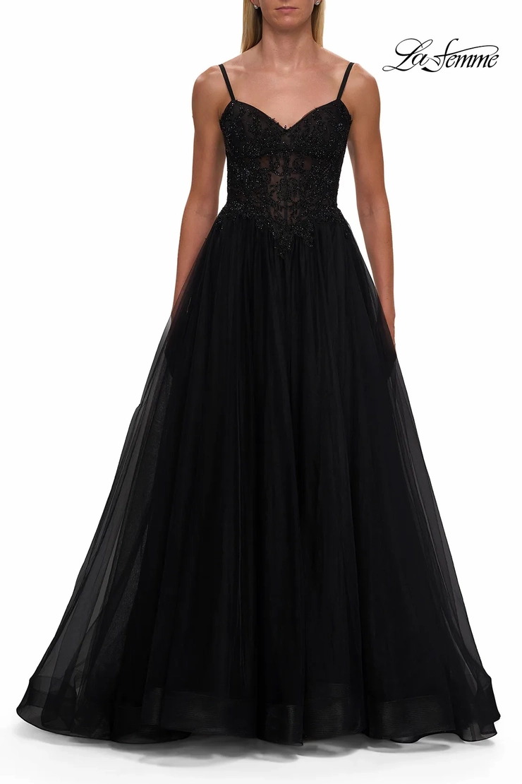 La Femme Style #33436 #1 Black frontface vertical picture