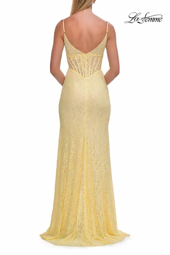 La Femme 33442 #5 Pale Yellow backface vertical thumbnail