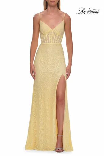 La Femme 33442 #3 Pale Yellow frontface vertical thumbnail