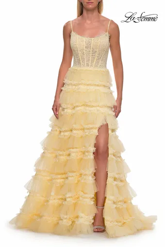 La Femme 33493 #6 Pale Yellow frontface vertical thumbnail