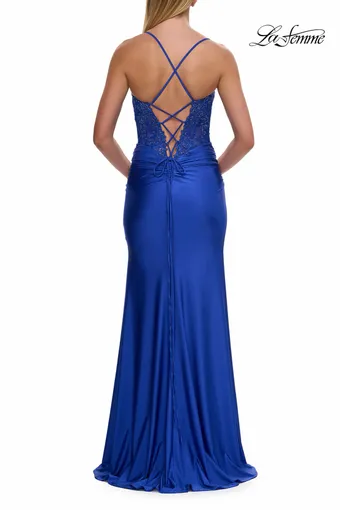 La Femme Style #33505 #3 Royal Blue backface vertical thumbnail