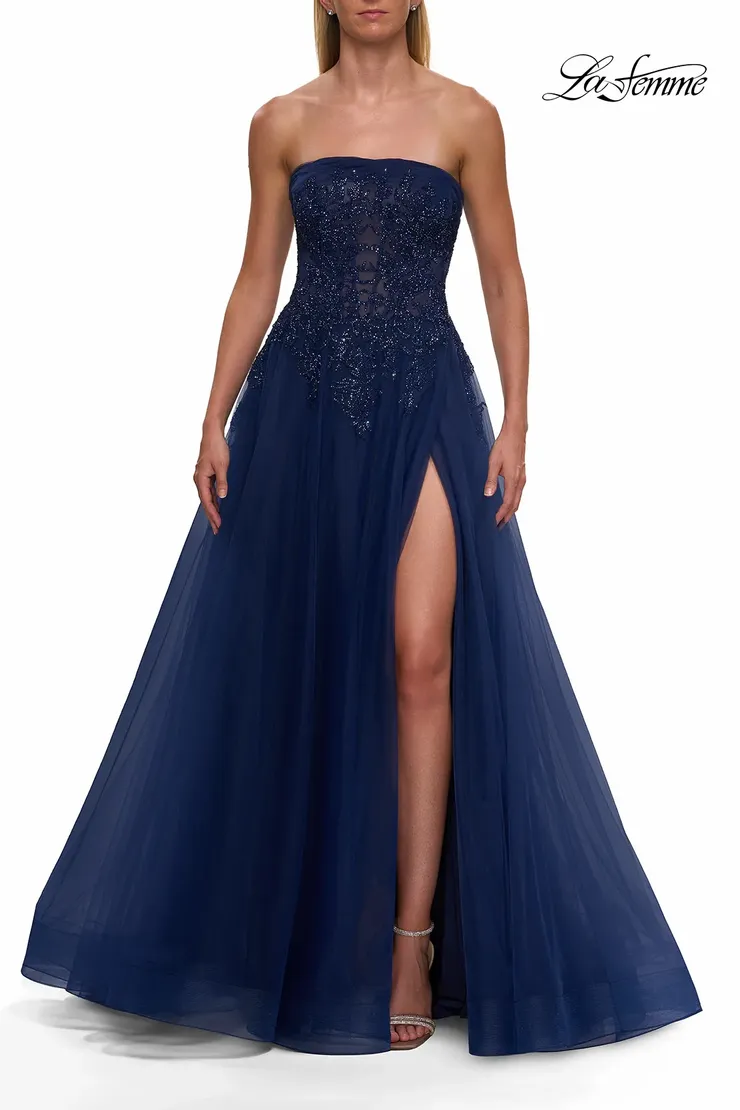 La Femme Style #33528 #1 Marine Blue frontface vertical picture