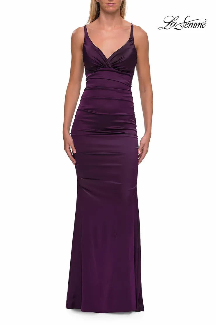 La Femme Style #33611 #1 Aubergine frontface vertical picture