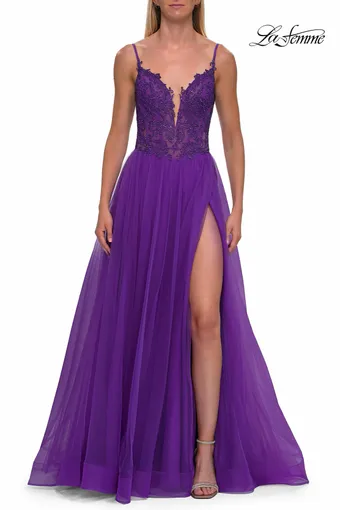 La Femme Style 33674 #5 Royal Purple frontface vertical thumbnail