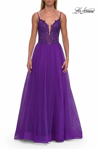 La Femme Style 33674 #6 Royal Purple frontface vertical thumbnail