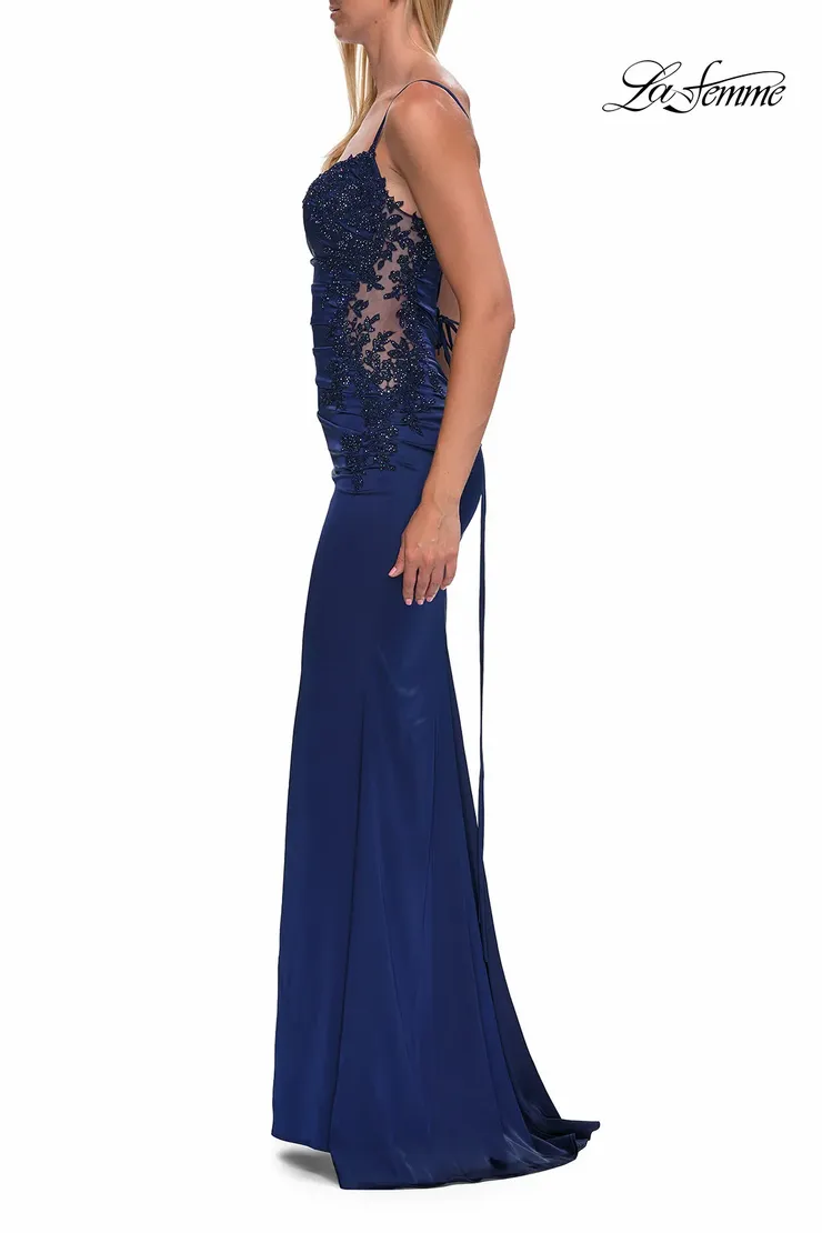 La Femme Style #33697 #1 Navy frontface vertical picture