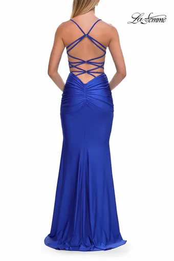 La Femme Style #33723 $6 Royal Blue backface vertical thumbnail