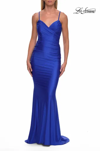 La Femme Style #33723 $3 Royal Blue frontface vertical thumbnail