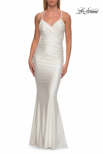 La Femme Style #33723 $5 White frontface vertical thumbnail