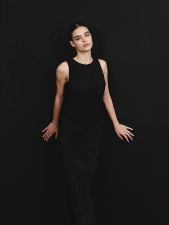 Nicole and Felicia Style #NV122 #2 frontface vertical cropped thumbnail