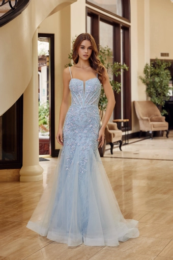Nox Anabel H1874   Elegant Mermaid Gown with Embellished Bodice #0 default frontface vertical thumbnail