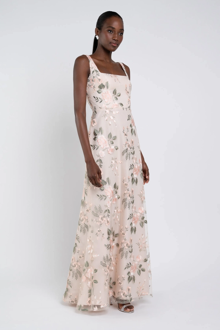 Jenny Yoo Lilly Enchanted Floral Embroidery 12668 #1 frontface vertical picture