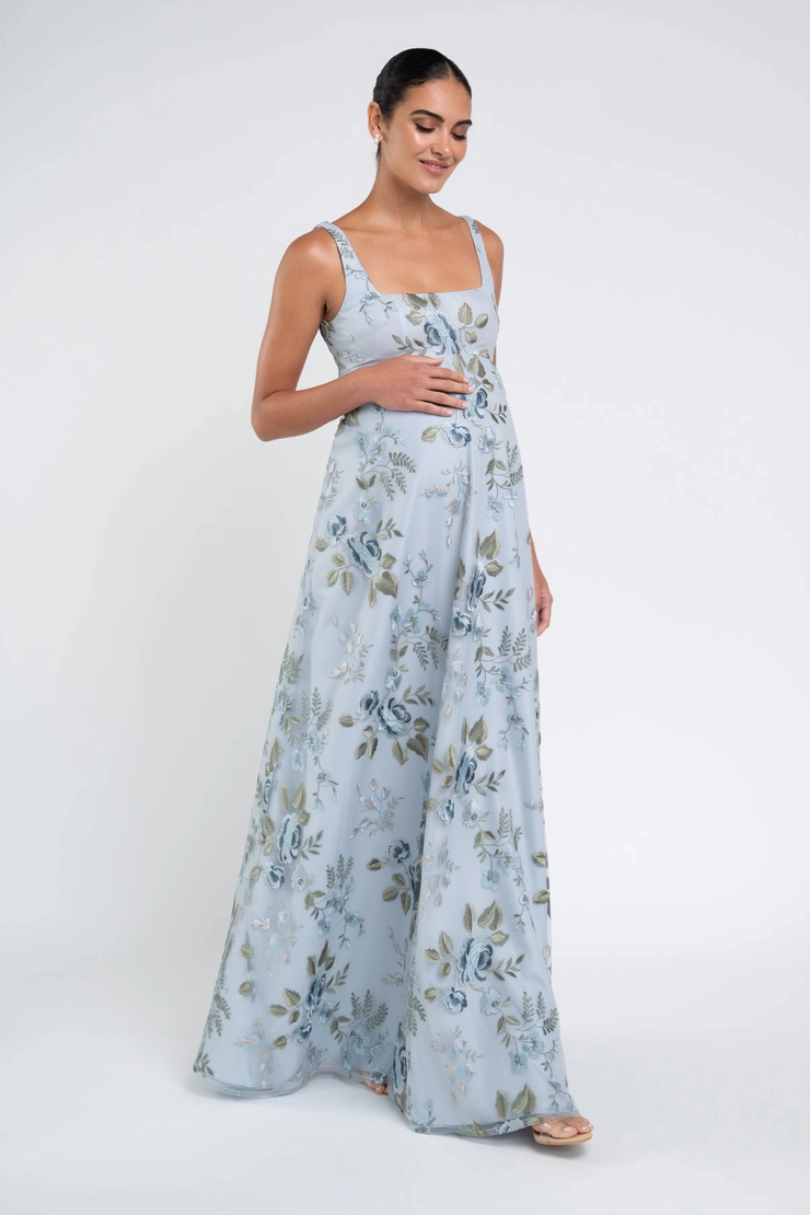 Jenny Yoo Lilly Maternity Enchanted Floral Embroidery 126610 #0 default frontface vertical picture