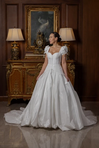 Monte Durham for Elissar Bridal Ginger #0 default frontface vertical thumbnail