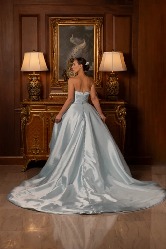 Monte Durham for Elissar Bridal Linda Parisian Blue #1 default backface vertical thumbnail