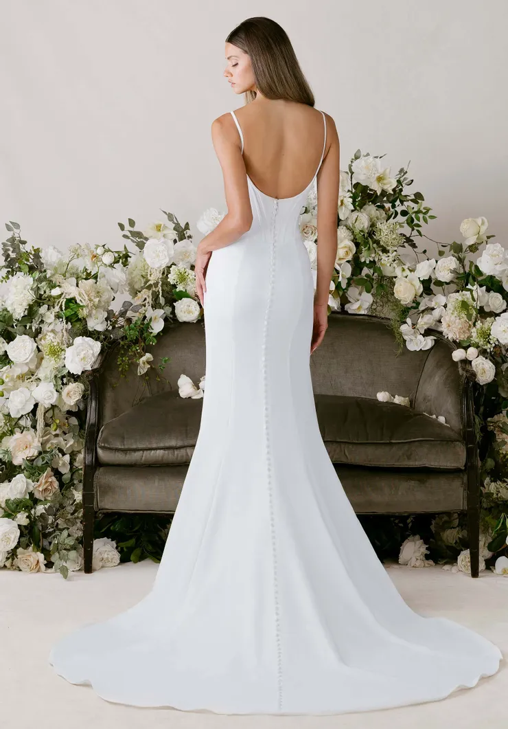 MARRY ME WEDDING BLOUSE ホワイト Kylen Cropped 51306C | Willowby Brides | Willowby