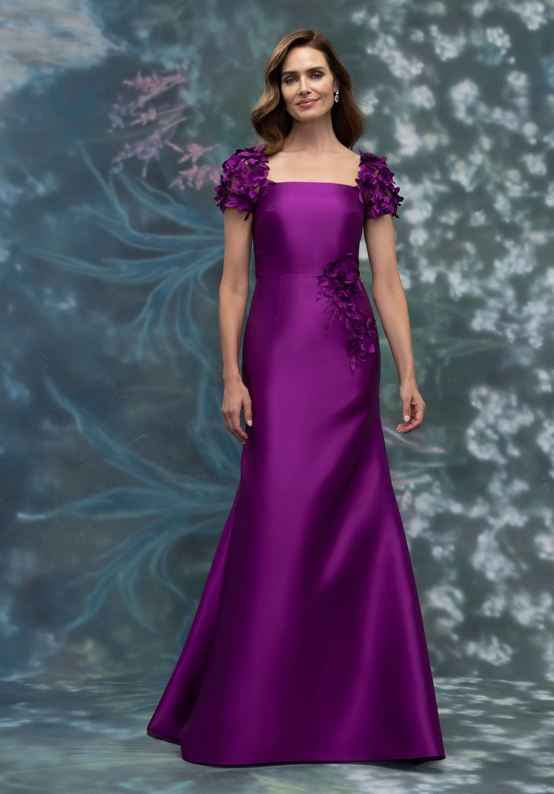 green emerald velvet dress Long Formal Mother of the Bride Dress – The Dress Outlet