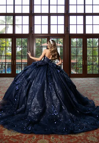Vizcaya by Morilee 4080025 Becky Sparkling Ballgown for Quinceañera & Grand Celebrations #4 backface vertical thumbnail
