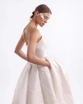 Gemy Maalouf Style #B26 7705LD #4 backface vertical cropped thumbnail