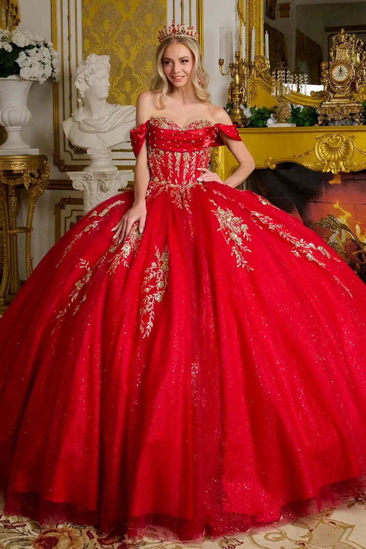 open lace back dress Off Shoulder Princess Quinceanera Dresses Lace Appliqued Sweet 16 Part