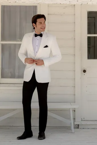 Larr Brio Style #Calypso Tux Cooper Peak Dinner Jacket #0 default frontface vertical thumbnail