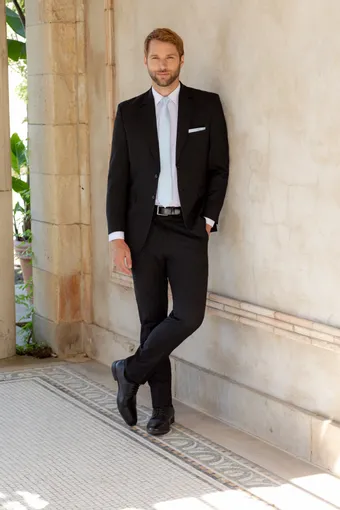 Larr Brio Style #Dawson Suit Black #4 frontface vertical thumbnail