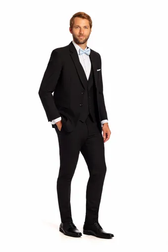 Larr Brio Style #Dawson Suit Black #3 frontface vertical thumbnail