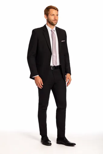 Larr Brio Style #Dawson Suit Black #2 frontface vertical thumbnail