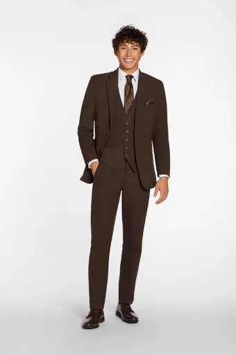 Larr Brio Style #Metro Suit Chocolate #2 frontface vertical thumbnail