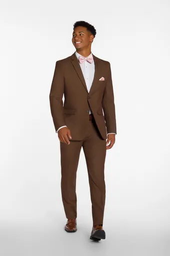 Larr Brio Style #Metro Suit Cocoa #1 frontface vertical thumbnail