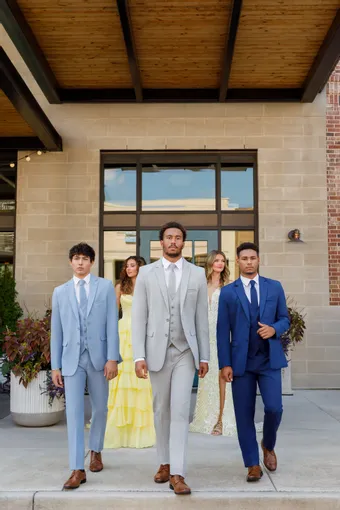 Larr Brio Style #Metro Suit Indigo #9 frontface vertical thumbnail