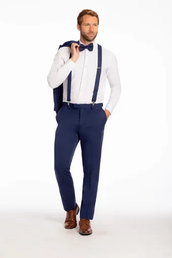 Larr Brio Style #Metro Suit Indigo #1 frontface vertical thumbnail