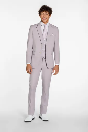 Larr Brio Style #Metro Suit Lavender #2 frontface vertical thumbnail
