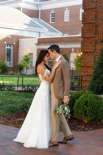 Larr Brio Style #Metro Suit Plaid Cocoa #3 frontface vertical thumbnail