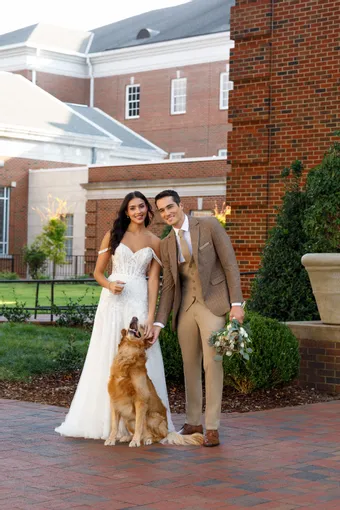 Larr Brio Style #Metro Suit Plaid Cocoa #5 frontface vertical thumbnail