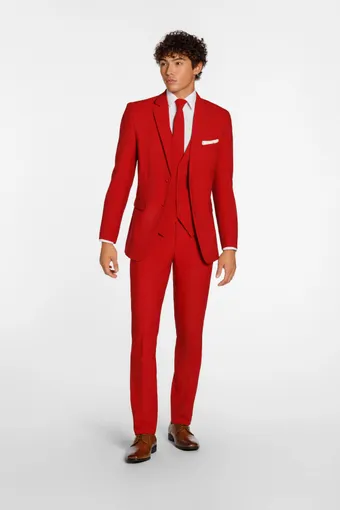 Larr Brio Style #Metro Suit Red #1 frontface vertical thumbnail