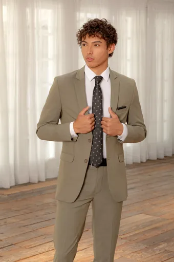 Larr Brio Style #Metro Suit Sage #4 frontface vertical cropped thumbnail