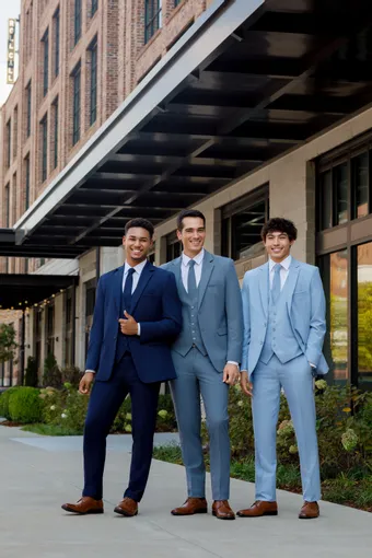 Larr Brio Style #Metro Suit True Navy #2 frontface vertical thumbnail