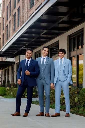 Larr Brio Style #Metro Suit True Navy #3 frontface vertical thumbnail