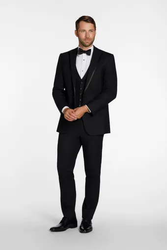 Larr Brio Style #Metro Tux Colin Black Peak #1 frontface vertical thumbnail
