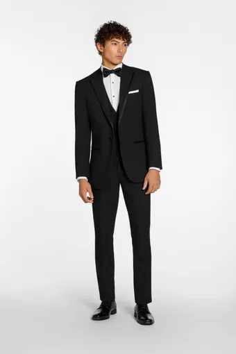 Larr Brio Style #Metro Tux Simon Black Notch #6 frontface vertical thumbnail