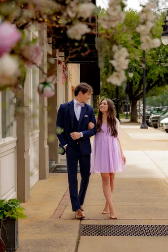 Larr Brio Style #Metro Tux True Navy 2B Notch #2 frontface vertical thumbnail