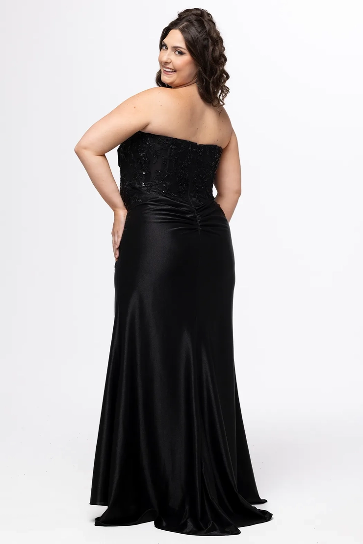 best formal dress for men in wedding Plus Size Floral Embellished Formal Dress for Special Events main image 0