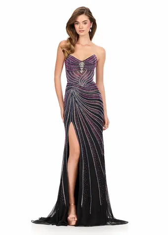 Ashley Lauren Style #12252 #0 Black vertical thumbnail