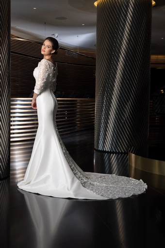 Monte Durham for Elissar Bridal Lourdes #2 vertical thumbnail